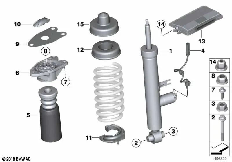 VDC -Steuereinheit für BMW Serie 1 F20, F21, Serie 2 F22, F23, Serie 3 F30, F31, Serie 4 F32, F33, 5 F10 -Serie, Serie 6 F06, F12, F13, X3 F25, X4 F26, X5 F15, F85, X6 F16, F86 (OEM 37148833308). Original BMW.