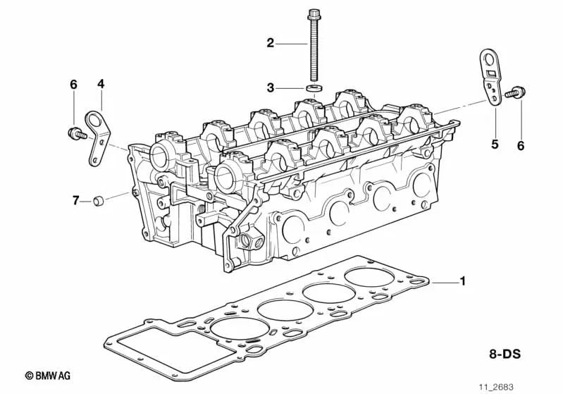 Dichtungsring für BMW E46, E34, E39, E32, E38, E31, E53, E85, E86, E52 (OEM 11141736758). Original BMW