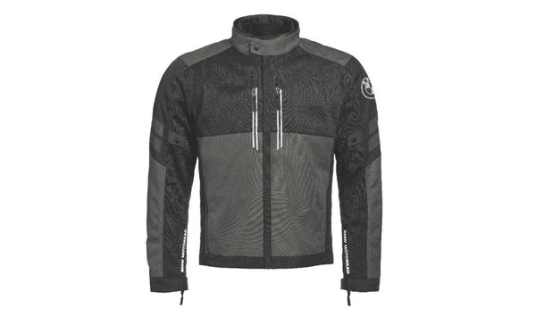 Chaqueta de moto Bavella negra para hombre OEM 76125B3D335 para BMW Motorrad {todos los modelos}. Impermeable, con protecciones extraíbles y forro térmico. Original BMW Motorrad.