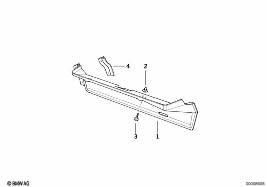 Suporte de parede final para BMW Série 3 E36 (OEM 51711960628). BMW original