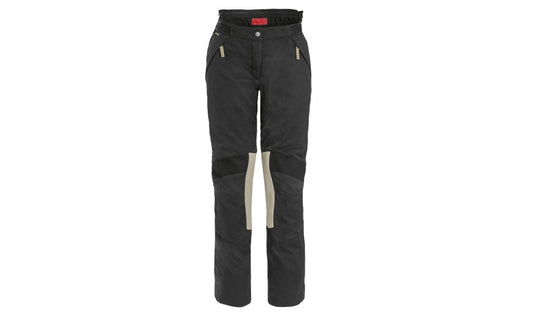 Pantalón impermeable GS Puna Gore-Tex mujer OEM 76135A80E07 para BMW Motorrad {R1200GS, R1250GS, F750GS, F850GS, G310GS, y más modelos}. Protección AA con protecciones NP3 extraíbles. Original BMW Motorrad.