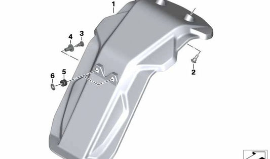 Conjunto de painel OEM 77318554509 para motocicletas BMW S 1000 XR (K49) 2015-2019. Originais BMW Motorrad.