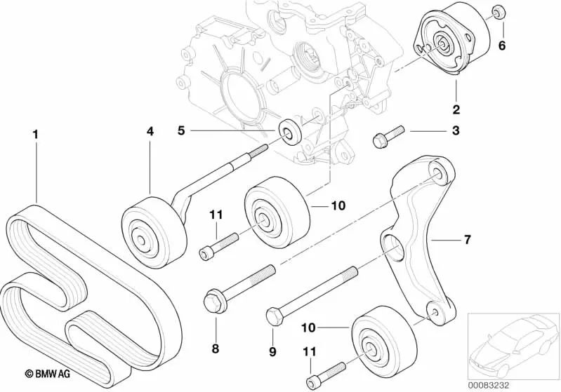 Tornillo hexagonal con arandela para BMW Serie 1 E81, E82, E87N, E88; Serie 3 E46, E90, E91, E92, E93; Serie 5 E34, E39, E60, E61, F07, F10; Serie 6 E63, E64; Serie 7 E38, E65, E66, F01, F02; X1 E84; X3 E83; X5 E53, E70; X6 E71; Z4 E85, E86 (OEM 071199055