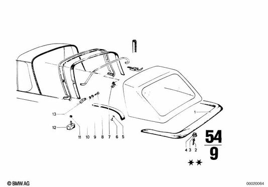 BMW E46, F30, F80 (OEM 54311843418). BMW originale.