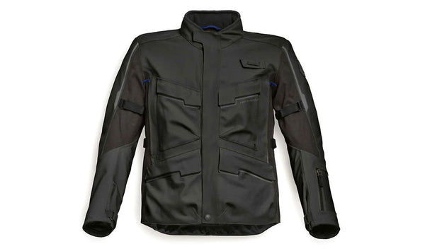 Chaqueta impermeable PaceGuard Adventure OEM 76117922857 para BMW Motorrad {R1200GS, R1250GS, F850GS, F750GS, G310GS, S1000XR, R nineT, etc.}. Con protecciones y ventilación. Original BMW Motorrad.