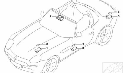 Bombilla halógena 10W OEM 63318371610 para BMW E39, E52, E53. Luz de recambio original para pilotos y faros. Compatible con varios modelos. Original BMW.