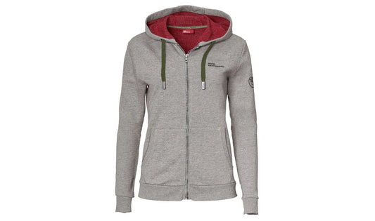 Felpa grigia con cappuccio taglia XXL OEM 76618542397 per BMW. BMW Motorrad originale.