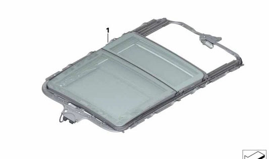 OM 541071987555555 Panoramic Panoramic Ceiling For BMW E70, E71. Original BMW.