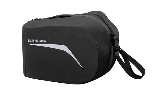 Maletín interior derecho para maleta de viaje negro OEM 77498534715 para motos BMW F 800 GT, F 800 R... y más. Original BMW Motorrad