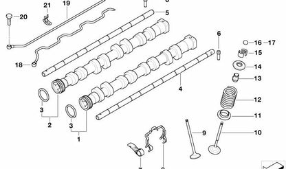 Trim plate for BMW 3 Series E46, E90, Z4 E85, E86 (OEM 11347832276). Genuine BMW