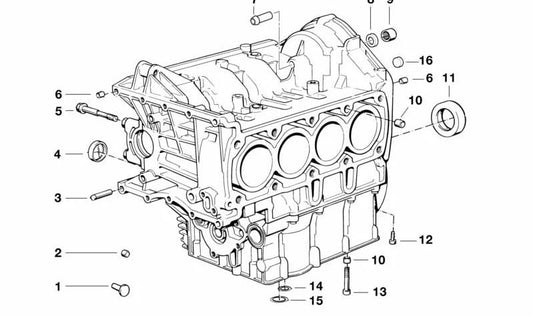 Retén para eje OEM 11111464808 para motos BMW K 1200 GT, K 1200 RS, K 1200 LT... y más. Original BMW Motorrad.
