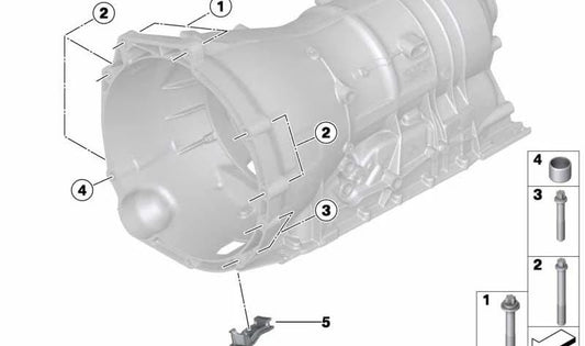 Tapa de cierre OEM 24147574787 para BMW E90, E91, E92, E93 (320d con motor N47). Compatible con versiones manuales y automáticas. Pieza original BMW.
