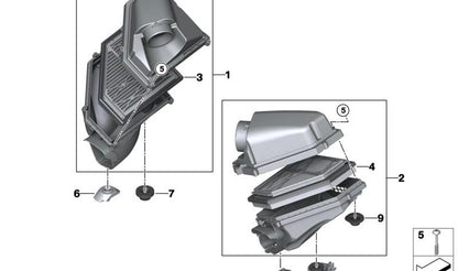 OEM plastic screw 13717571358 for BMW {F40, F44, F45, F45N, F46, F46N, F07, F07N, F10, F10N, F11, F11N, F06, F06N, F12, F12N, F13, F13N, F01, F01N, F02, F02, F02N, F F48N, F39, F25, G45, F26, E70N, F15, E71, F16} et Mini {F54, F54N, F55, F55N