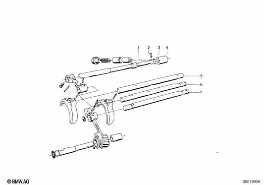 Wechseln Sie den Hebel für BMW mehrere Modelle/Serien (OEM 23311200418). Original BMW
