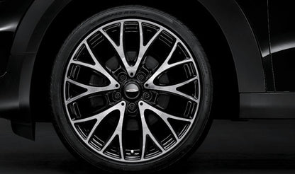 Cerchio in lega 19" 7.5Jx19 ET52 nero lucido JCW Cross Spoke R134 OEM 36116854451 per MINI Countryman R60, MINI Paceman R61. Originale MINI.