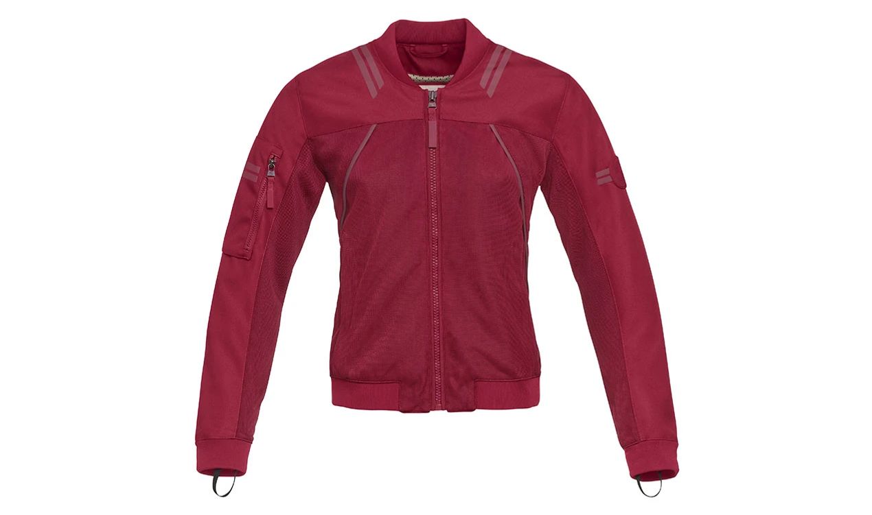 Chaqueta de verano Swartberg AIR roja OEM 76145A809B9 para BMW Motorrad {todos los modelos compatibles}. Con protecciones NPL y tejido transpirable. Original BMW Motorrad.