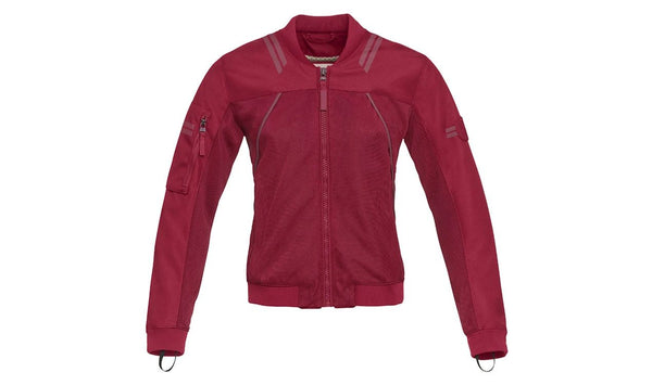 Chaqueta de verano Swartberg AIR roja OEM 76145A809B9 para BMW Motorrad {todos los modelos compatibles}. Con protecciones NPL y tejido transpirable. Original BMW Motorrad.