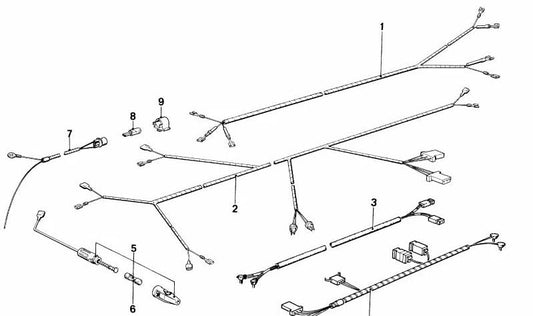 Portalamparas pour la série BMW 3 E21 (OEM 64111356496). BMW d'origine.