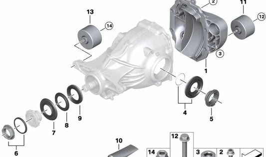 Vibration damper OEM 33107631467 for BMW F10, F11, F07, F01, F02, G30, G31. Original BMW.