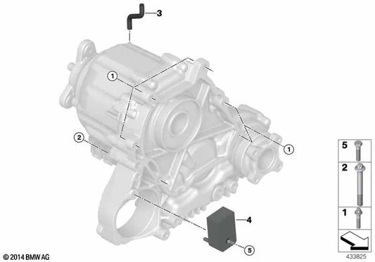 Vite esagonale per BMW F10n, F11n, F06, F12, F13, F01N, F02N (OEM 07119908581). BMW originale.
