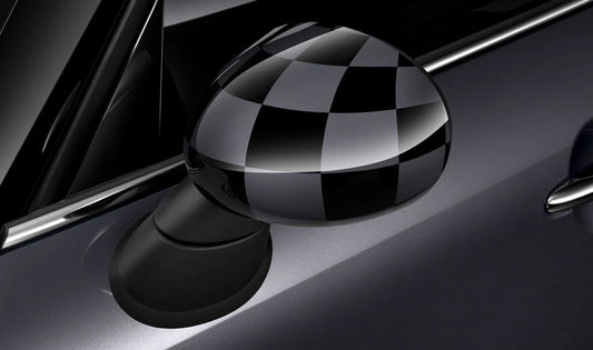 Linke Außenspiegelabdeckung OEM 51162409451 für MINI F56, F55, Clubman F54, Cabrio F57, Countryman F60. Originaler MINI.