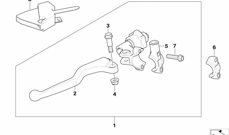 Tapa protectora OEM 32727681037 para BMW Motorrad K1. Pieza original BMW Motorrad.