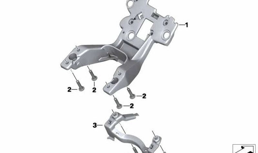 Portador de instrumentos OEM 46637685507 para motos BMW F800R (K73). Original BMW Motorrad.