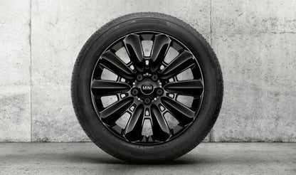 Cerchio in lega leggera 18" 7.5J ET51 Jet Black Uni OEM 36116856034 per MINI Countryman F60 (2015-2020), Countryman F60 LCI (2019-2024). Originale MINI.