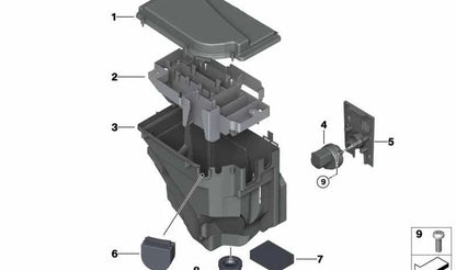 Tunneler for BMW X5 E53 (OEM 12901438006). Genuine BMW.