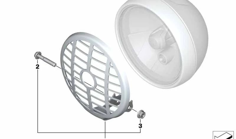 Tuerca brida autoblocante M8 OEM 07147185682 para BMW E60, E60N, E61, E61N, E63, E63N, E64, E64N, E38, E53 y BMW Motorrad RK21, K22, K23, K50, K51, K52, SK42, K46, K47, K49. Original BMW.