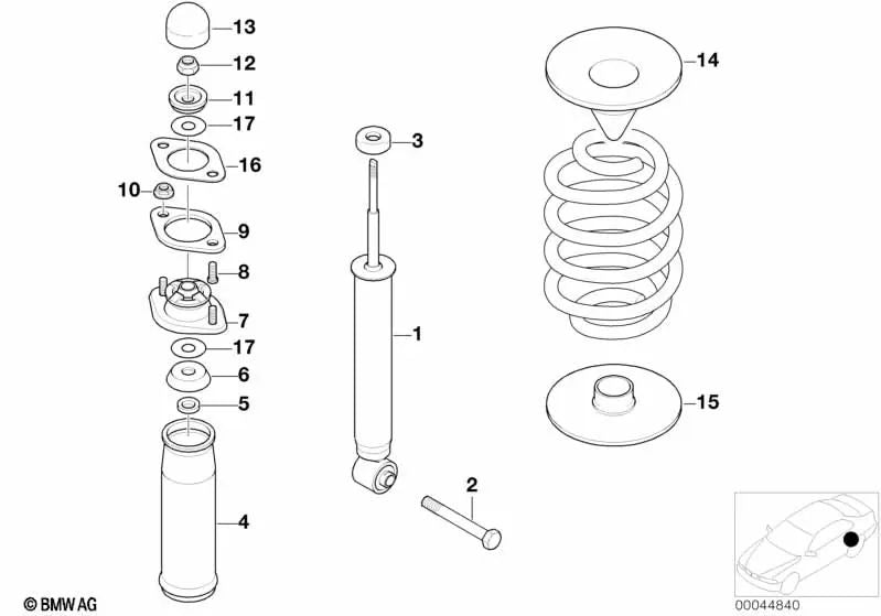 Plate for BMW Series 3 E30 (OEM 33522225906). Genuine BMW.