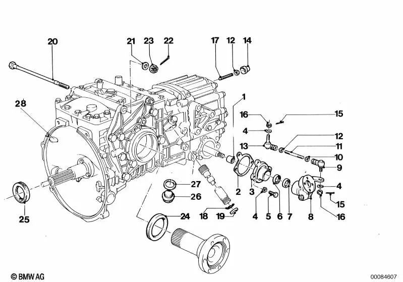 Arandela elástica para varios modelos/series de BMW E21, E30, E12, E28, E34, E24, E23 (OEM 07119932093). Original BMW