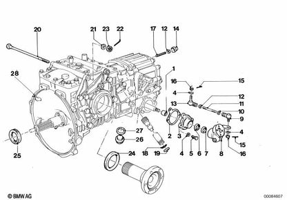 Arandela elástica para varios modelos/series de BMW E21, E30, E12, E28, E34, E24, E23 (OEM 07119932093). Original BMW