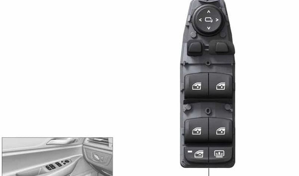 Módulo de mando puerta delantera OEM 61319382502 para BMW Serie 7 G11, G11 LCI. Original BMW.