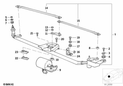 Arandela para BMW Serie 3 E36 (OEM 61618357835). Original BMW