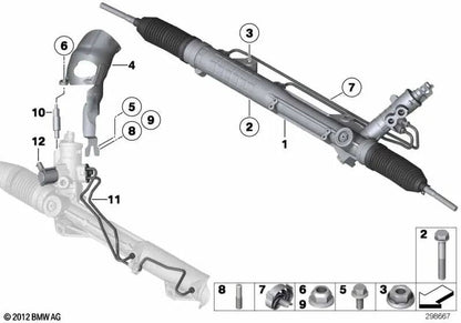 CLUP da alfândega para BMW E90, E91, E92, E84 (OEM 3210677664). BMW original