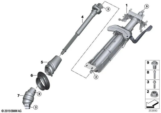 Doppelte Artikulation für BMW I I12, I12N, I15 (OEM 3230686488). Original BMW.