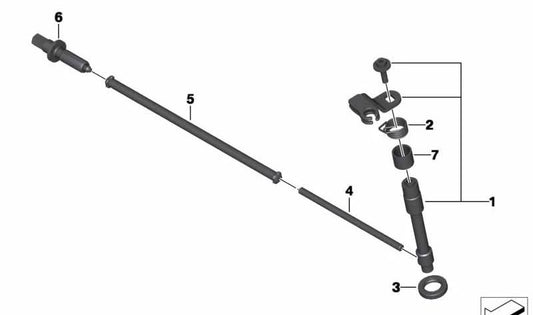 Pieza de presión OEM 21527710919 para BMW Motorrad S 1000 RR, S 1000 R, S 1000 XR y HP4 Race. Compatible con modelos SK42, SK46, SK47, SK49 y SK60. Original BMW Motorrad.