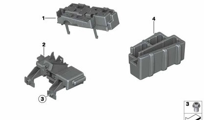 Revestimiento maletero OEM 61359217232 para BMW X3 F25 (modelos sDrive18d, xDrive20d). Original BMW.