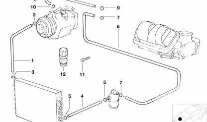 M8x25 OEM washer screw 07119920022 for BMW E21, E30, E36, E12, E28, E34, E39, E24, E23, Z1. Original BMW. Ideal for motor, escape or bumper fixations.