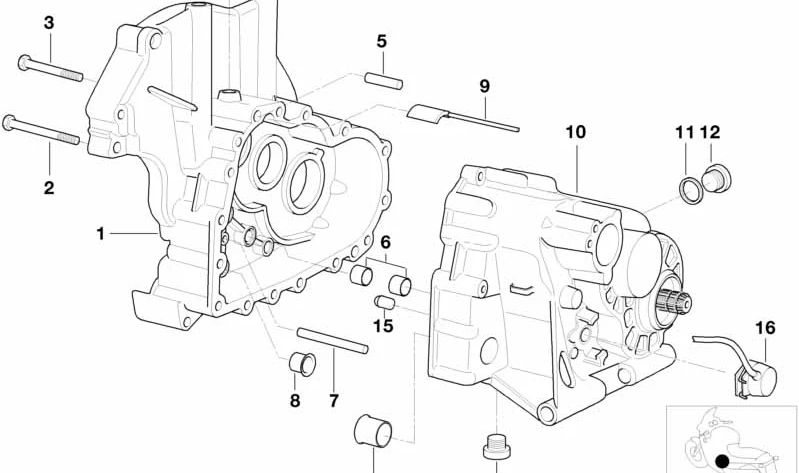 Vis de fermeture magnétique M18X1.5 OEM 23007721088 pour les motos BMW R 1200 GS, R 1200 RT, R Ninenet, R 18 ... et plus. BMW original Motorrad.