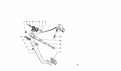 Silentblock OEM 35214640103 para BMW E31, E32, E34, E38. Original BMW.