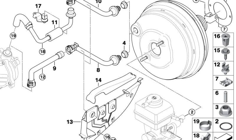 Joint de partition supérieur pour BMW E70, F15, F85, E71, F16, F86 (OEM 12907555109). BMW d'origine