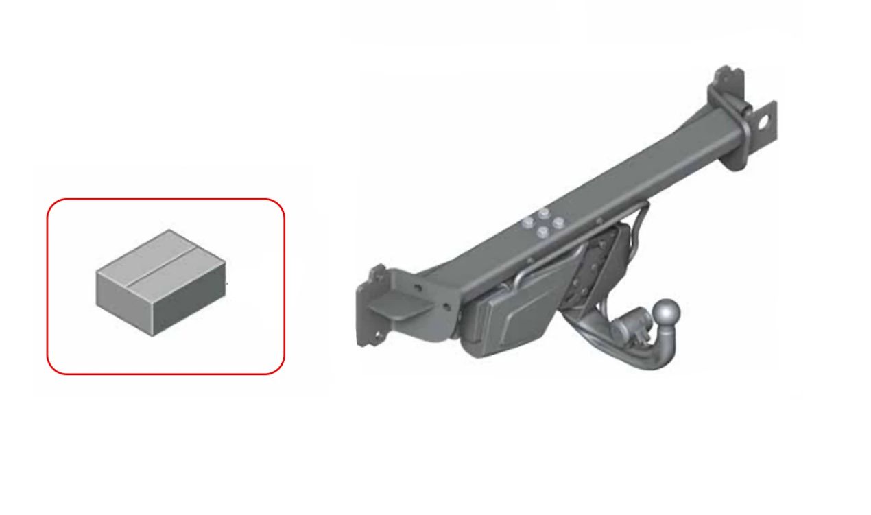 Kit eléctrico OEM 71602183704 para BMW X3 F25 {sDrive18d, xDrive20d, xDrive20i}. Solo para enganche de remolque eléctrico abatible. Requiere unidad de control AHK. Original BMW.