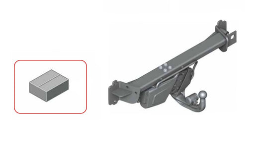 Kit eléctrico OEM 71602183704 para BMW X3 F25 {sDrive18d, xDrive20d, xDrive20i}. Solo para enganche de remolque eléctrico abatible. Requiere unidad de control AHK. Original BMW.