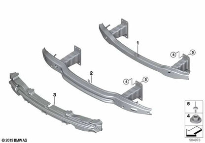 Supporto per paraurti anteriore per BMW X1 E84 (OEM 51112990188). BMW originale