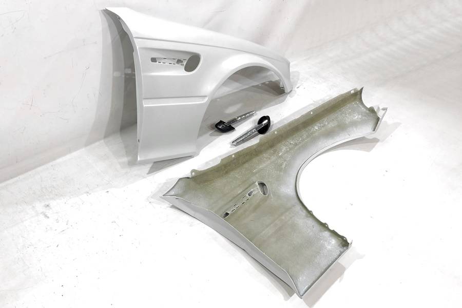 Parafanghi anteriori BMW E46 Coupé 1998-2001 Look M3