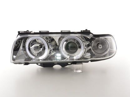 BMW front headlights 7 E38 95-98 chrome for right steering wheel