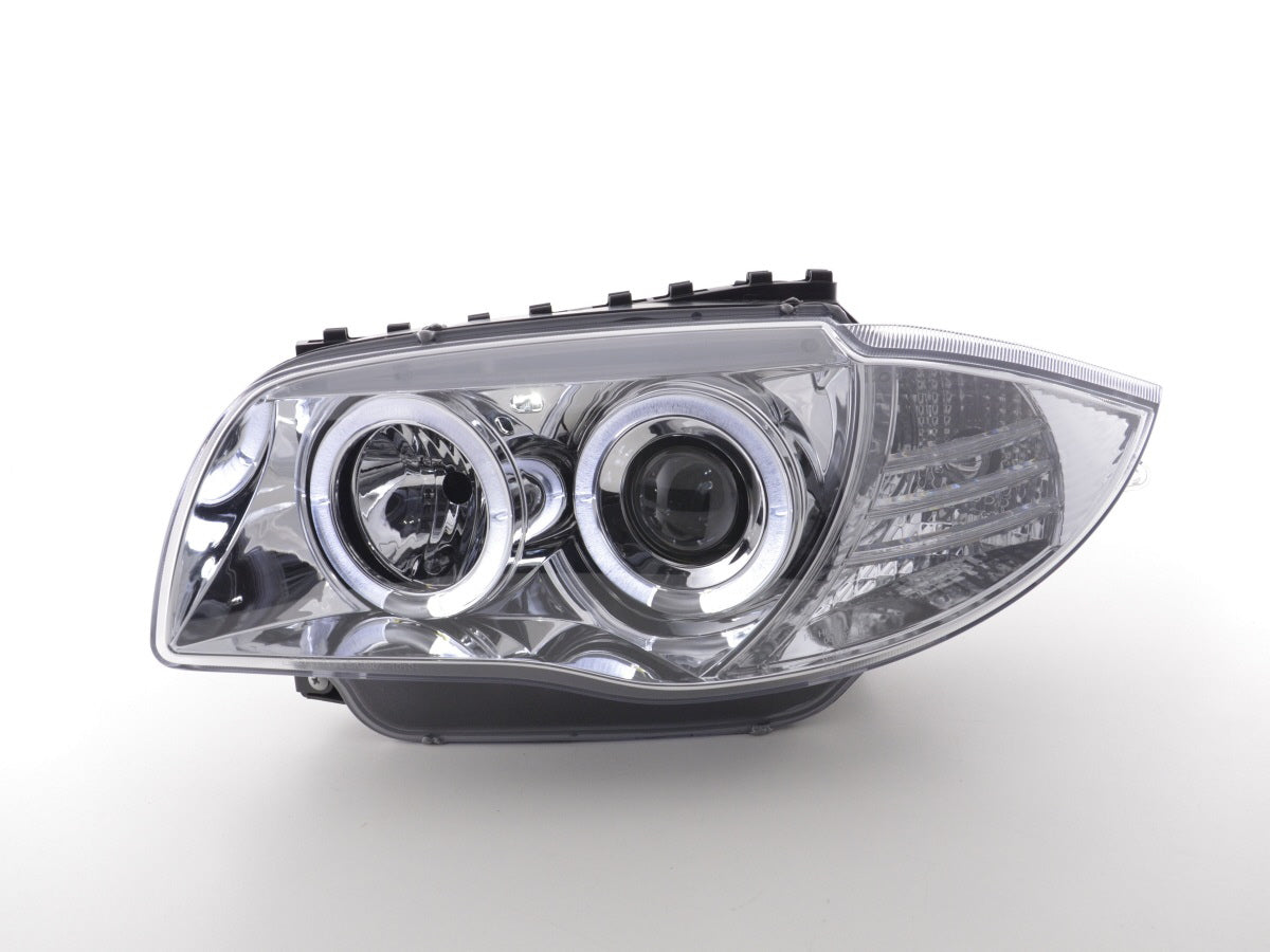 BMW front headlights 1 E87 / E81 04- chrome