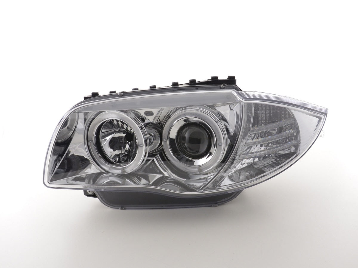 BMW front headlights 1 E87 / E81 04- chrome